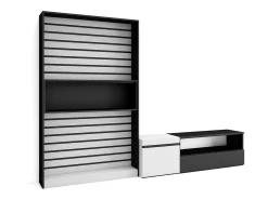 Hot Skraut Home Conjunto de móveis TV, 260x35x186cm, Para televisores até 65