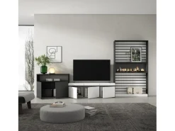 Móvel De Tv*Skraut Home Conjunto de móveis TV, 360x35x186cm, Para televisores até 65