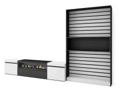 Skraut Home Conjunto de móveis TV, 310x35x186cm, Para televisores até 80