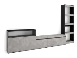 Online Skraut Home Conjunto de móveis TV, 310x35x186cm, Para televisores até 65