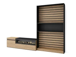 Online Skraut Home Conjunto de móveis TV, 260x35x186cm, Para televisores até 65