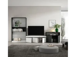 Móvel De Tv*Skraut Home Conjunto de móveis TV, 360x35x186cm, Para televisores até 65