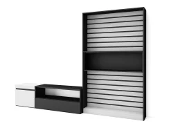 Móvel De Tv*Skraut Home Conjunto de móveis TV, 260x35x186cm, Para televisores até 65