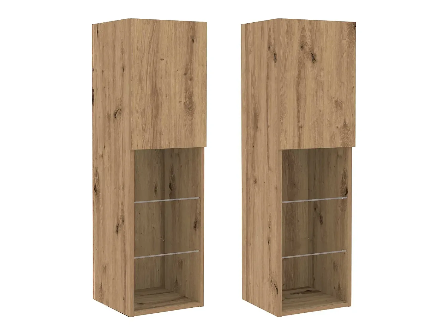 Móvel De Tv*vidaxl Conjunto de móvel de TV 6 pcs carvalho artisiano Castanho