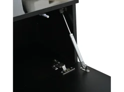 Conjunto de móvel de TV 3 peças - Móvel de TV + vitrina de parede + prateleira de parede - con iluminação LED -^ Móvel De Tv