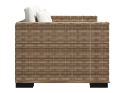 Sofá|Helloshop26 Conjunto de sofá de 2 lugares para sala de estar sala de jantar casa decoração de interiores 7 peças rattan genuíno 02_0020224 Multicor