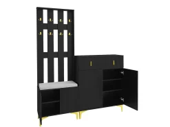 ModernLuxe Conjunto de vestiário - com ganchos, sapateira e armário -^ Móvel De Entrada