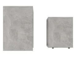 Mesa De Centro* Conjunto mesas de centro derivados de madeira cinza cimento Cinzento