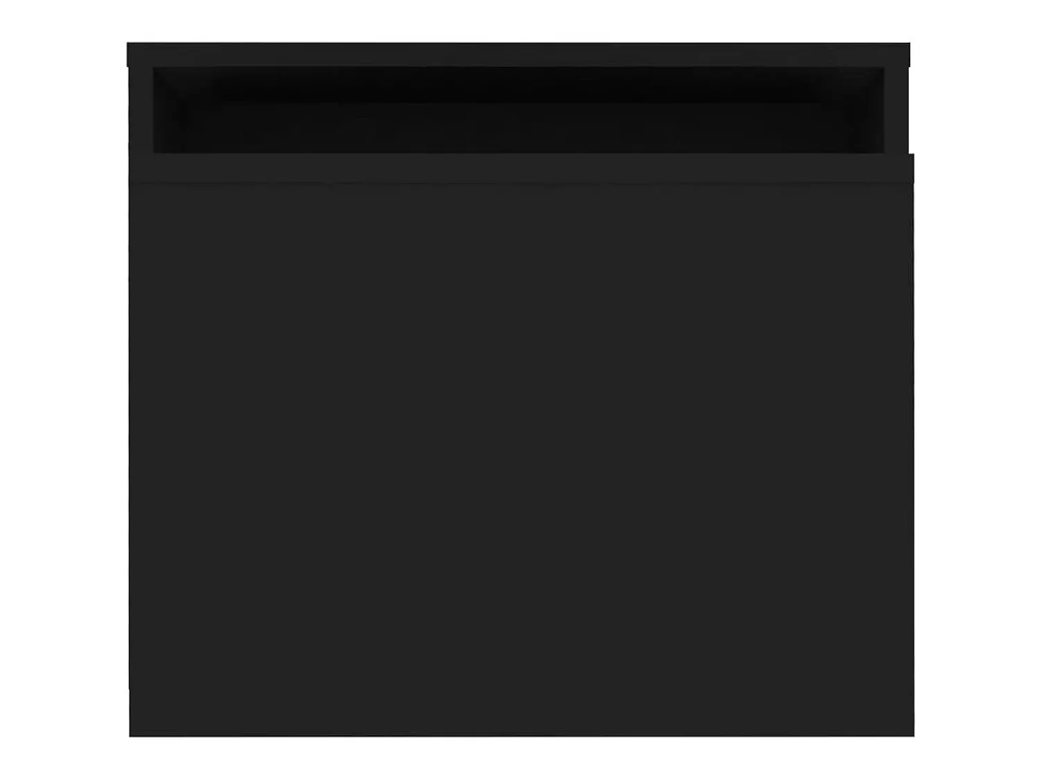 Mesa De Centro| Conjunto mesas de centro 100x48x40 cm derivados madeira Preto