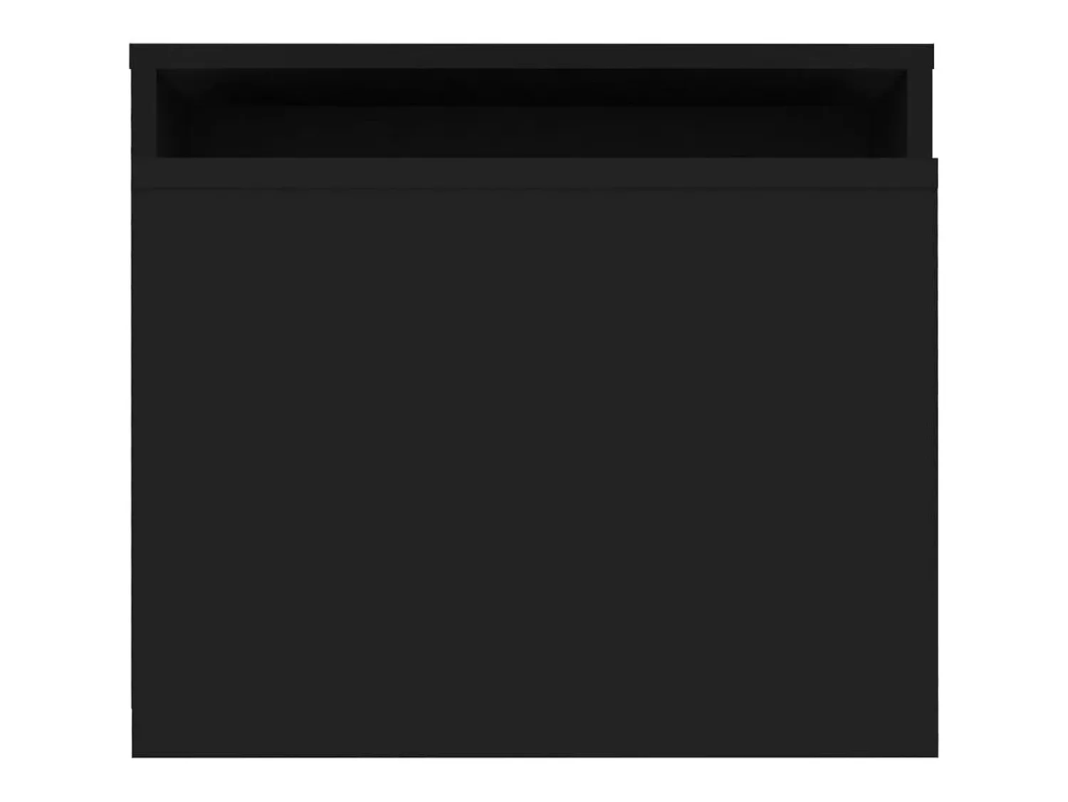 Mesa De Centro|vidaxl Conjunto mesas de centro 100x48x40 cm derivados madeira Preto