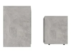 Mesa De Centro* Conjunto mesas de centro derivados de madeira cinza cimento PT931064 Cinzento