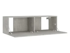 New vidaxl Conjunto móveis de TV 8 pcs madeira processada cimento Cinzento