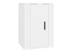 Móvel De Tv* Conjunto móveis de TV 3 pcs madeira processada PT936628 Branco