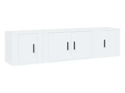 vidaxl Conjunto móveis de TV 3 pcs madeira processada^ Móvel De Tv