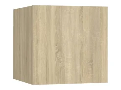 Conjunto móveis de TV 7 pcs madeira processada carvalho sonoma PT281742^ Móvel De Tv