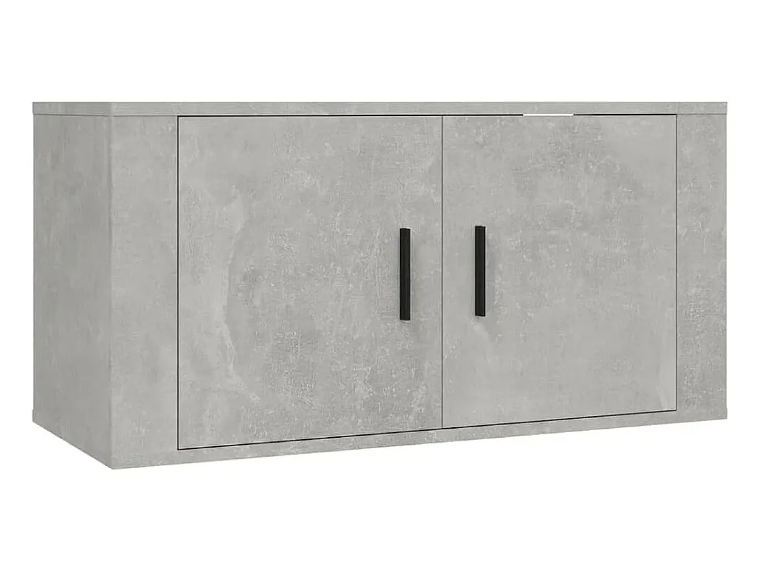 Móvel De Tv* Conjunto móveis de TV 3 pcs madeira processada cimento PT593270 Cinzento