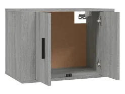Conjunto móveis de TV 3 pcs madeira processada sonoma cinza PT928869^ Móvel De Tv