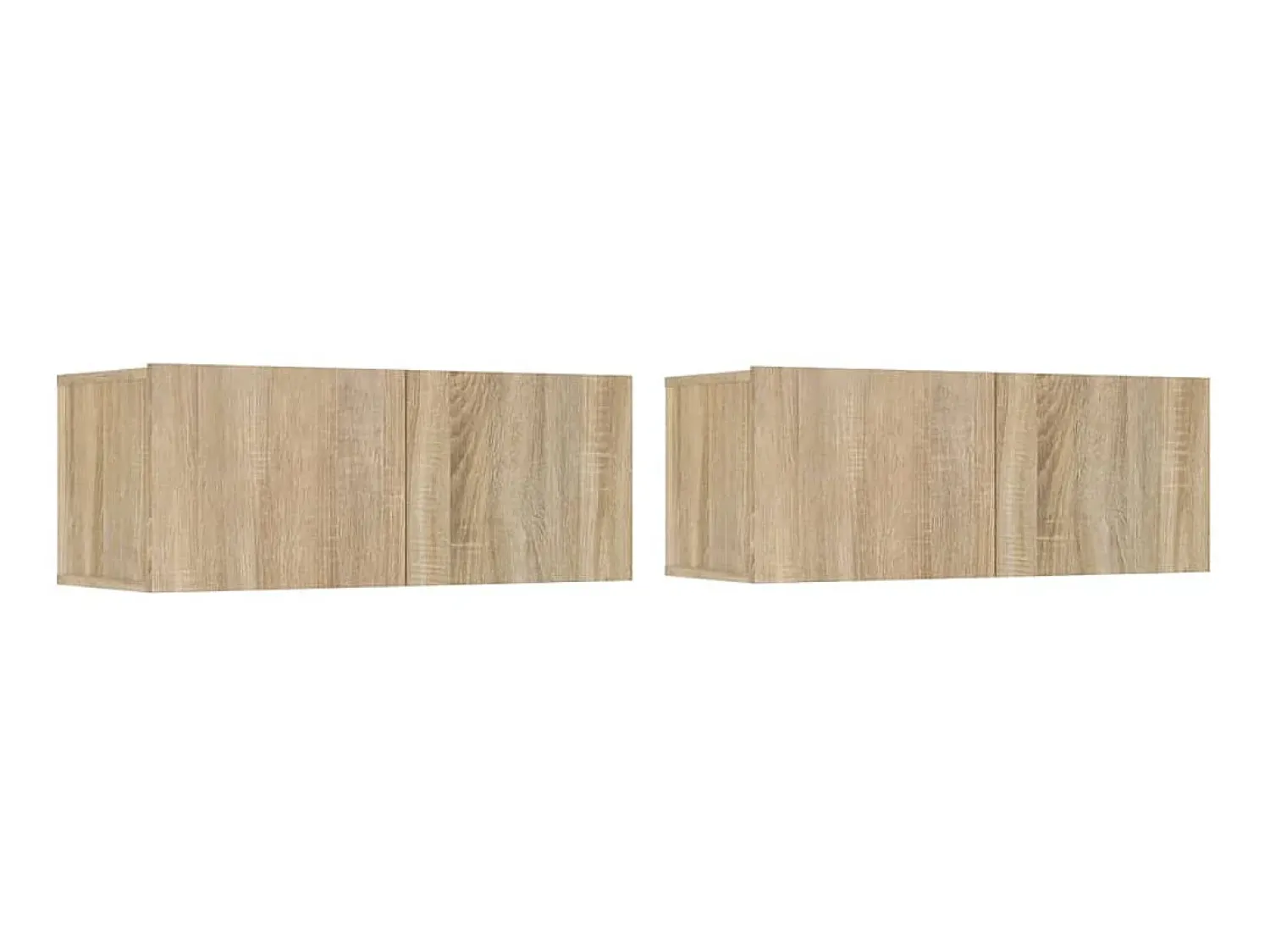New Conjunto móveis de TV 6 pcs madeira processada carvalho sonoma PT703797 Castanho