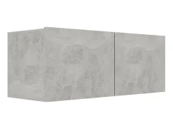 Conjunto móveis de TV 6 pcs madeira processada cimento PT350772^ Móvel De Tv