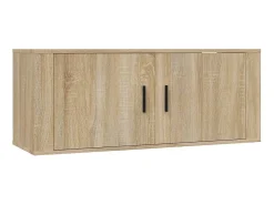 Hot Conjunto móveis de TV 3 pcs madeira processada carvalho sonoma PT134702 Castanho