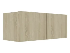 Discount Conjunto móveis de TV 7 pcs madeira processada carvalho sonoma PT966961 Castanho