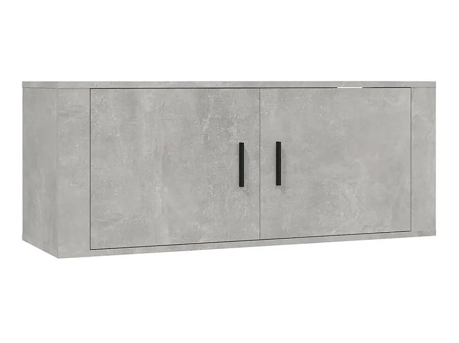 Conjunto móveis de TV 4 pcs madeira processada cimento PT644955^ Móvel De Tv