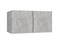 Conjunto móveis de TV 5 pcs madeira processada cimento PT363274^ Móvel De Tv