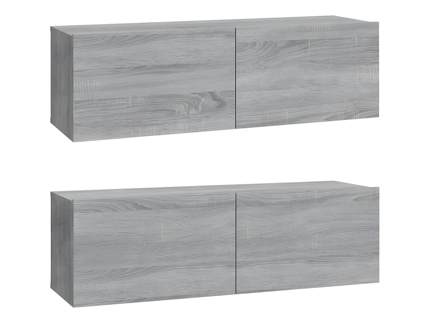 Online Conjunto móveis de TV 4 pcs madeira processada sonoma cinza PT945755 Cinzento
