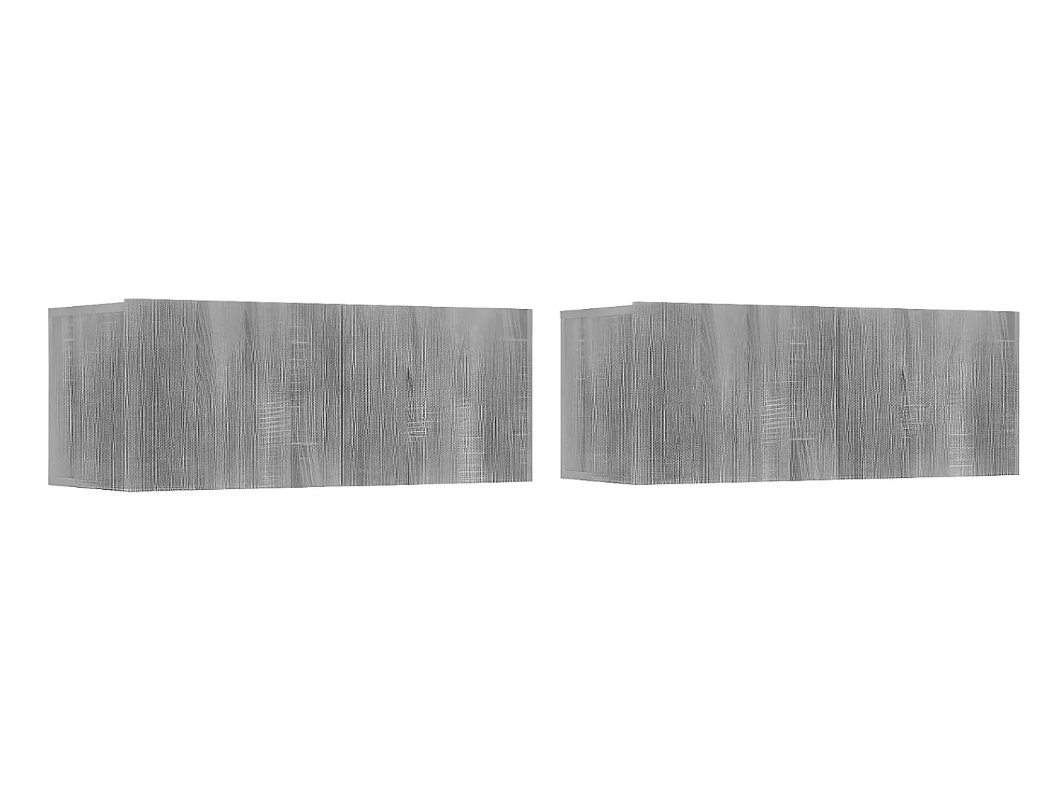Online Conjunto móveis de TV 4 pcs madeira processada sonoma cinza PT945755 Cinzento