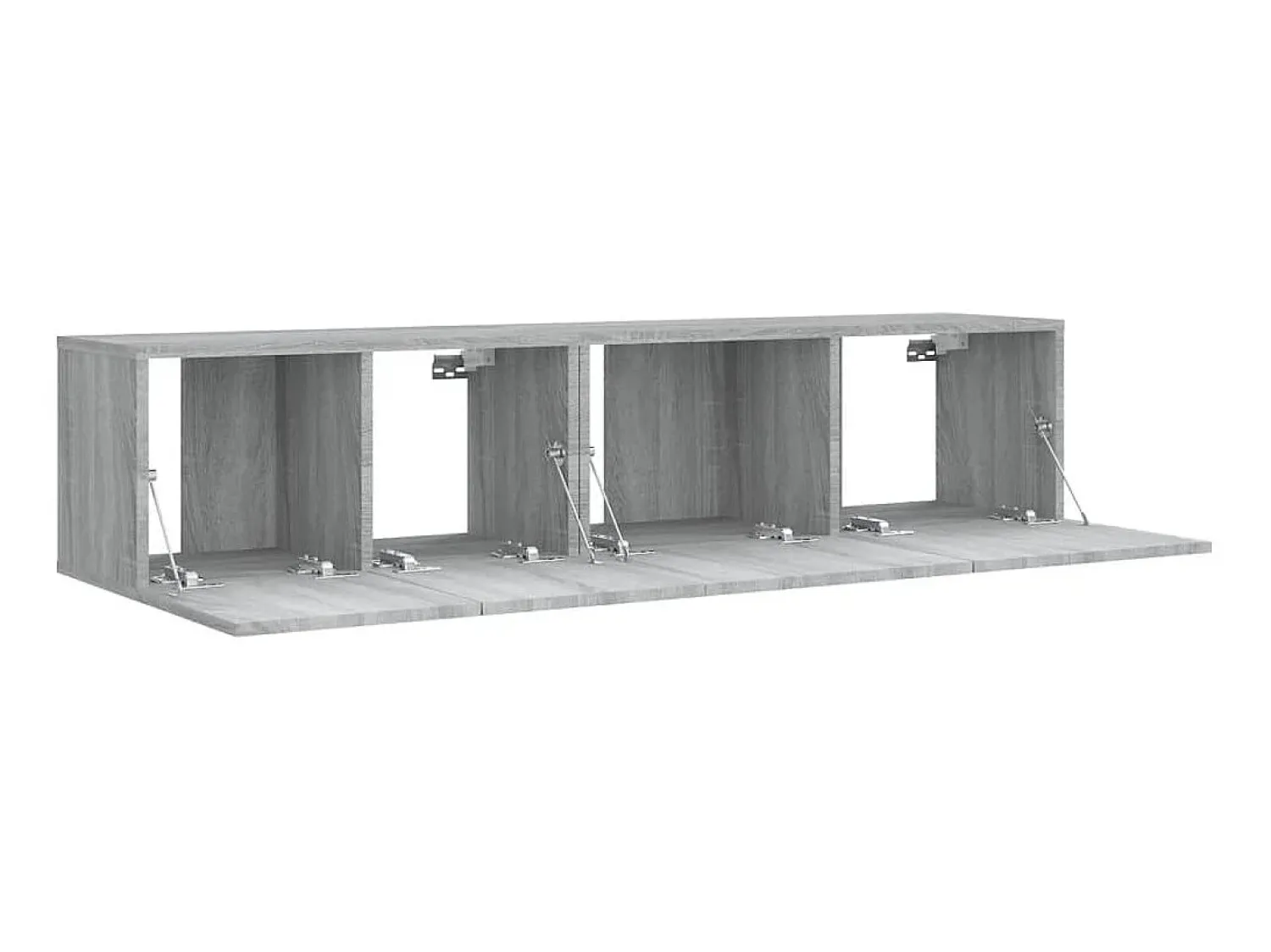 Clearance Conjunto móveis de TV 2 pcs madeira processada sonoma cinza PT531011 Cinzento