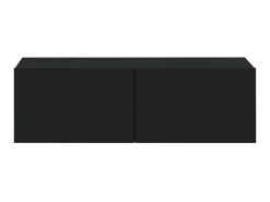 Móvel De Tv| Conjunto móveis de TV 6 pcs madeira processada PT953742 Preto