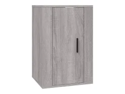 Móvel De Tv* Conjunto móveis de TV 4 pcs madeira processada sonoma cinza PT262814 Cinzento