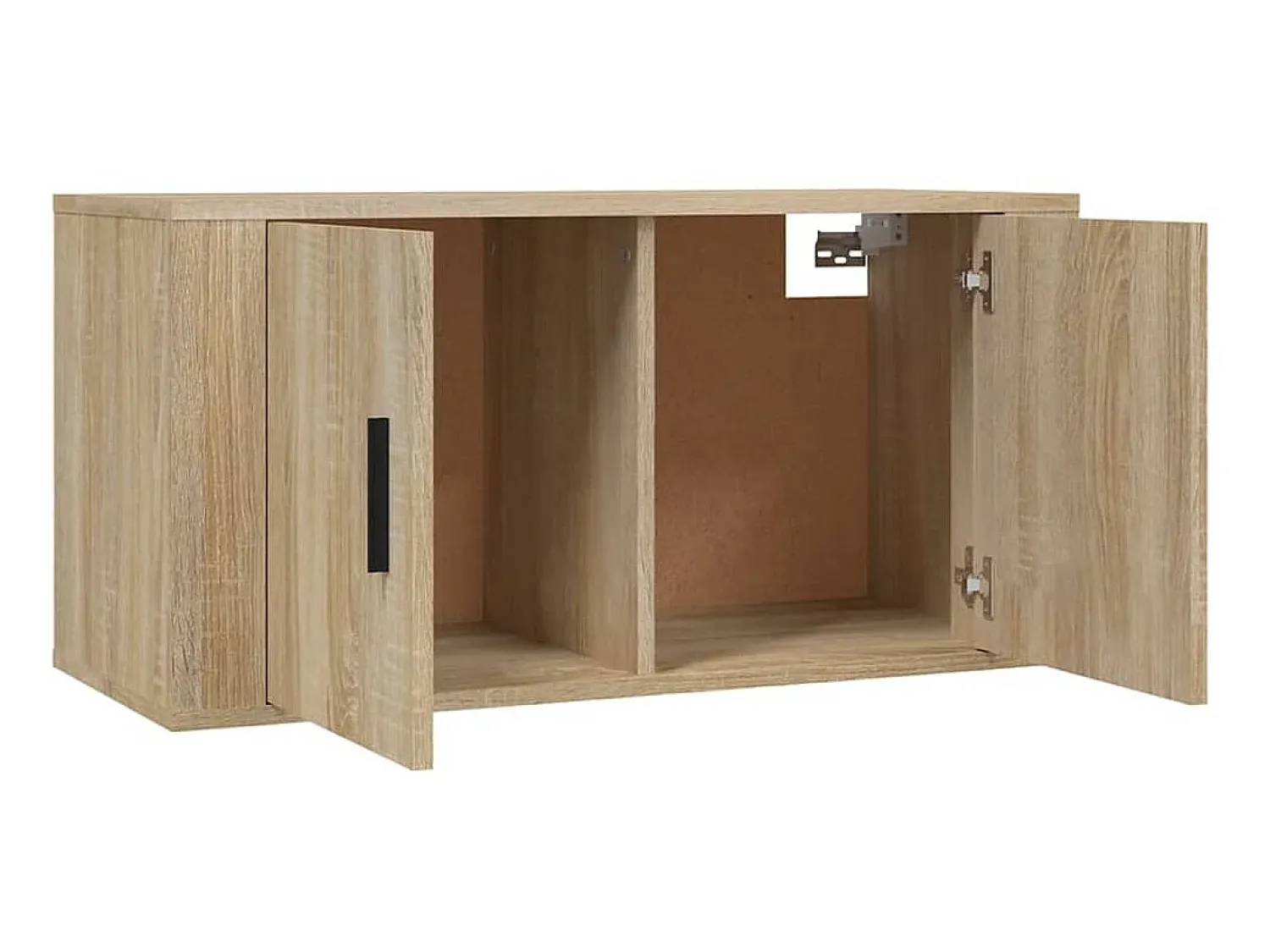 Móvel De Tv| Conjunto móveis de TV 3 pcs madeira processada carvalho sonoma PT275711 Castanho