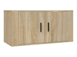 Móvel De Tv| Conjunto móveis de TV 3 pcs madeira processada carvalho sonoma PT275711 Castanho