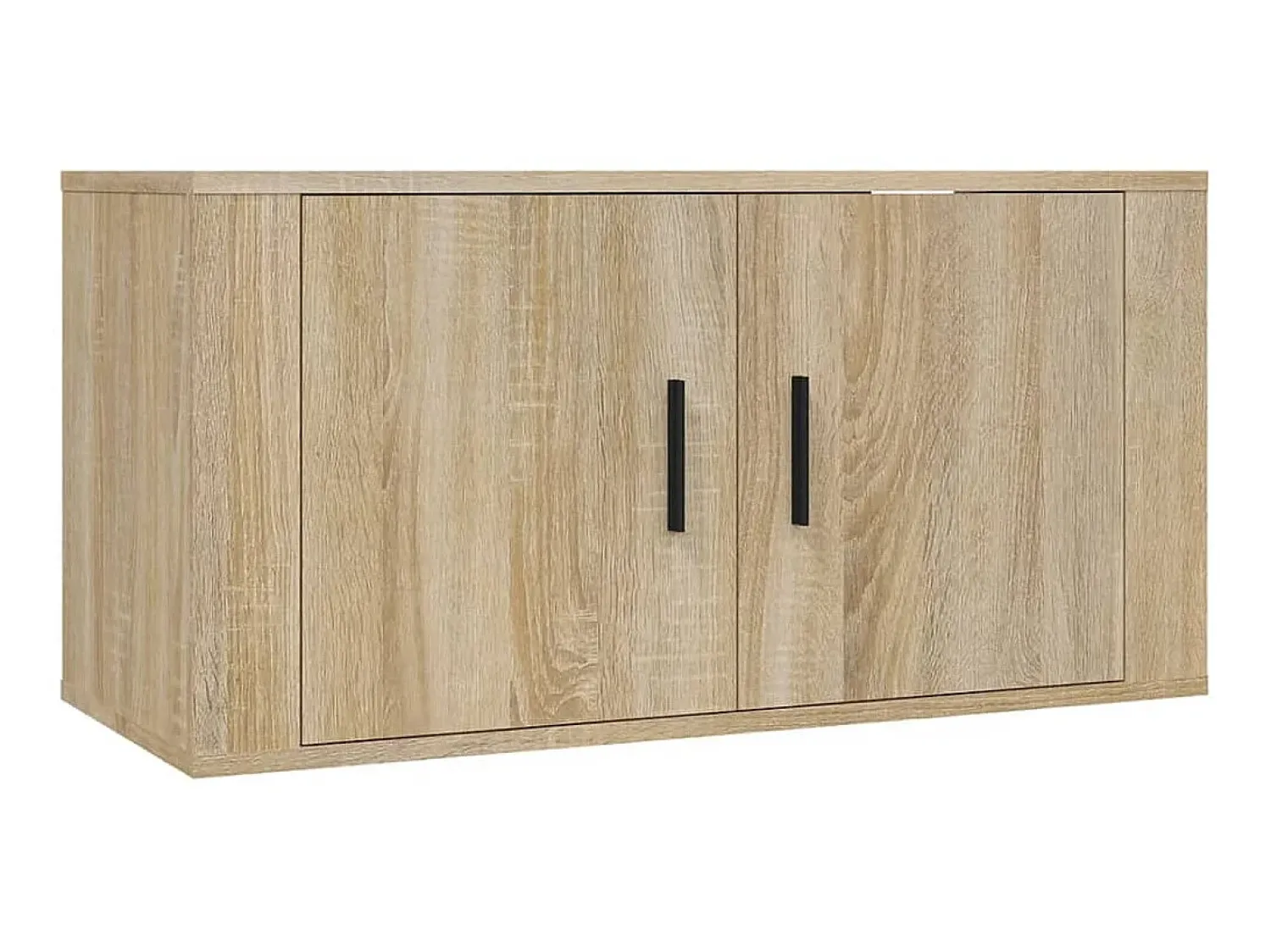 Móvel De Tv| Conjunto móveis de TV 3 pcs madeira processada carvalho sonoma PT275711 Castanho