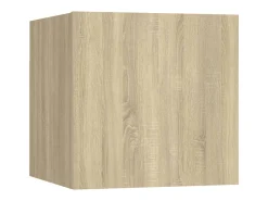 Conjunto móveis de TV 7 pcs madeira processada carvalho sonoma PT261163^ Móvel De Tv
