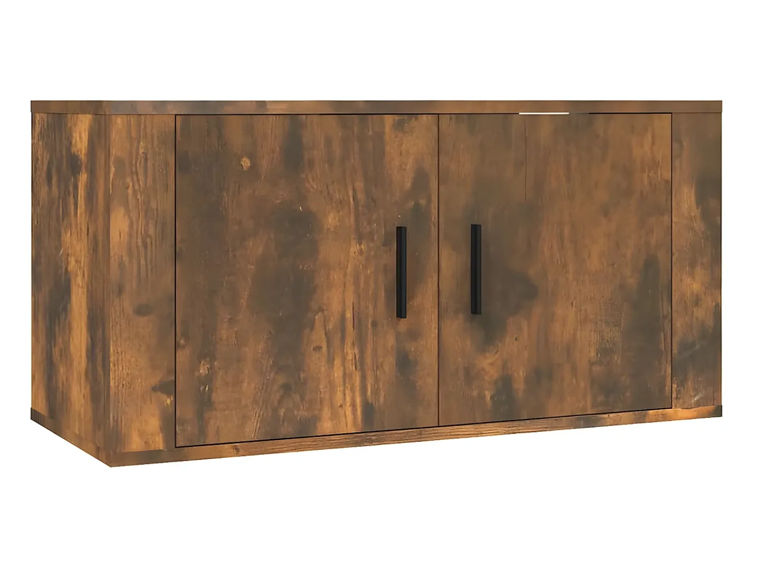 Conjunto móveis de TV 4 pcs madeira processada carvalho fumado PT288804^ Móvel De Tv