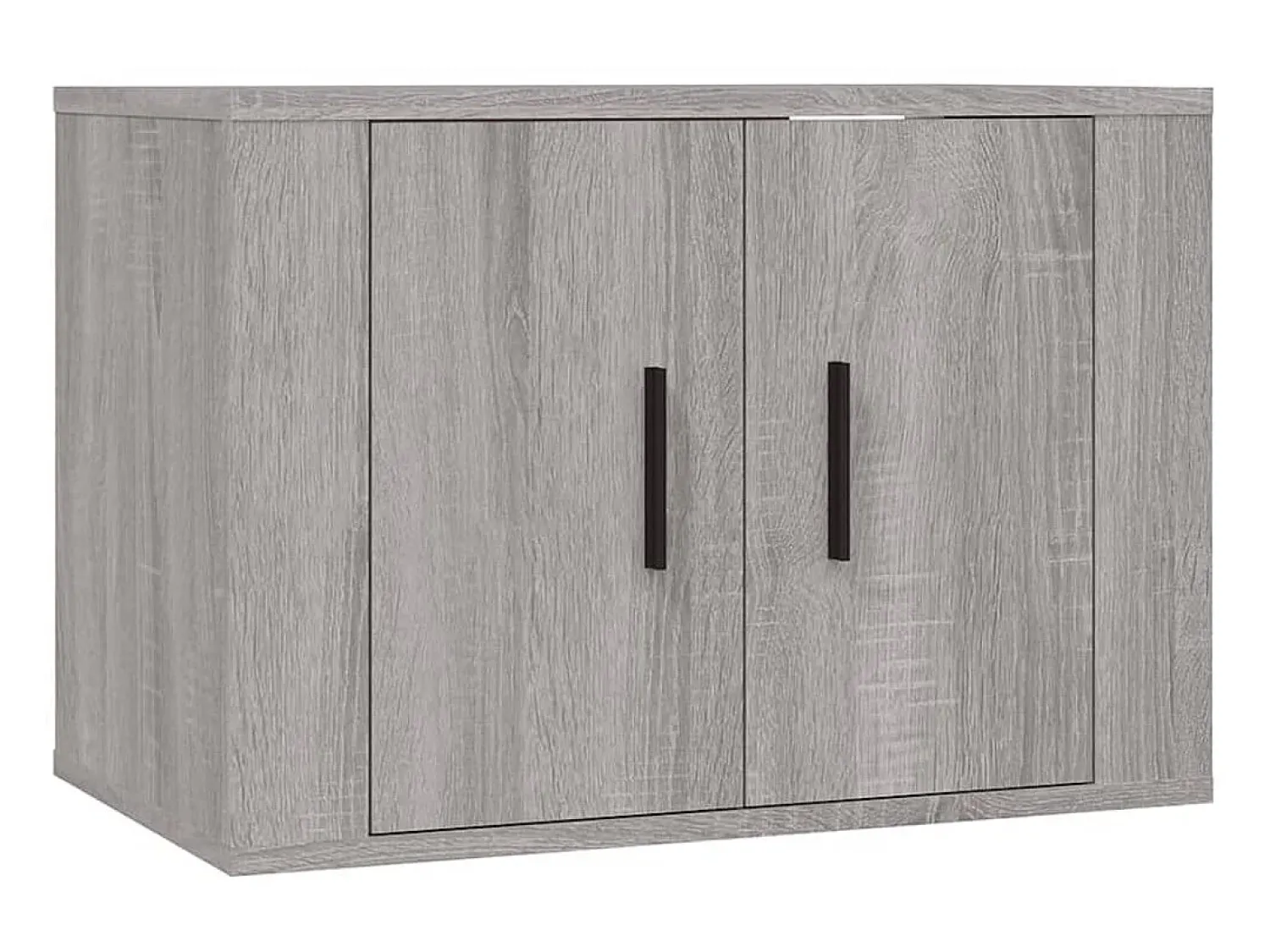 Conjunto móveis de TV 3 pcs madeira processada sonoma cinza PT842151^ Móvel De Tv