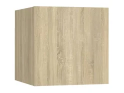 Outlet Conjunto móveis de TV 5 pcs madeira processada carvalho sonoma PT652409 Castanho