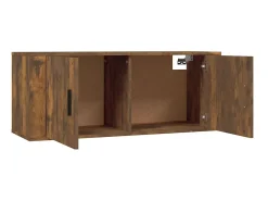 Móvel De Tv* Conjunto móveis de TV 2pcs madeira processada carvalho fumado PT550837 Castanho