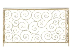 Consola* Consol Espiral Cm 140X36X82 Dourado