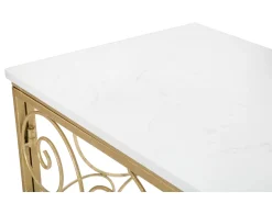 Consola* Consol Espiral Cm 140X36X82 Dourado