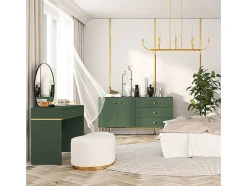Consola|Petits-Meubles Consola 1 gaveta Thalia 79cm Verde