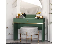 Consola|Petits-Meubles Consola 1 gaveta Thalia 79cm Verde