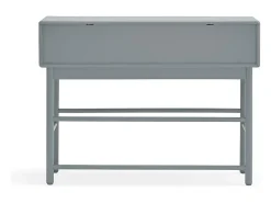Consola 2 gavetas Cinza Pérola 120x35 cm^ Consola