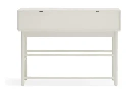 Clearance Consola 2 gavetas Creme 120x35 cm Branco