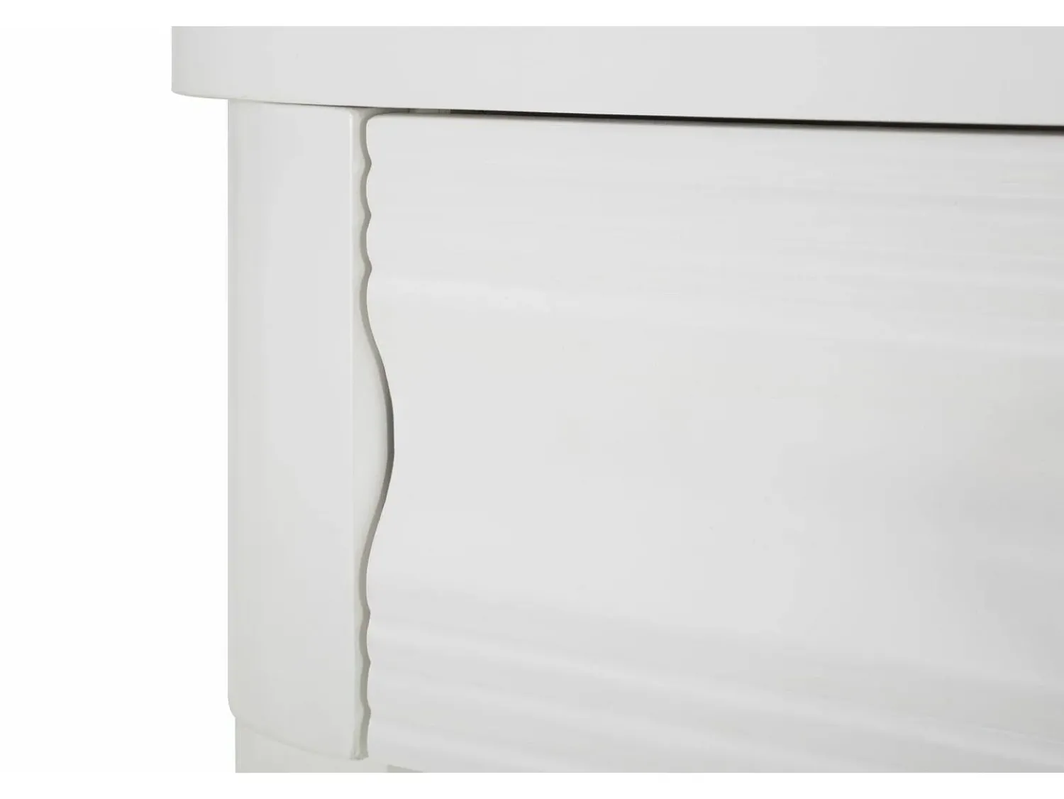 Dmora Consola Bakar, Mesa multiusos, Armário de apoio, Mesa de corredor, 110x40 h82 cm,^ Consola