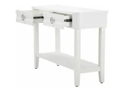 Dmora Consola Bakar, Mesa multiusos, Armário de apoio, Mesa de corredor, 110x40 h82 cm,^ Consola