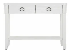 Dmora Consola Bakar, Mesa multiusos, Armário de apoio, Mesa de corredor, 110x40 h82 cm,^ Consola