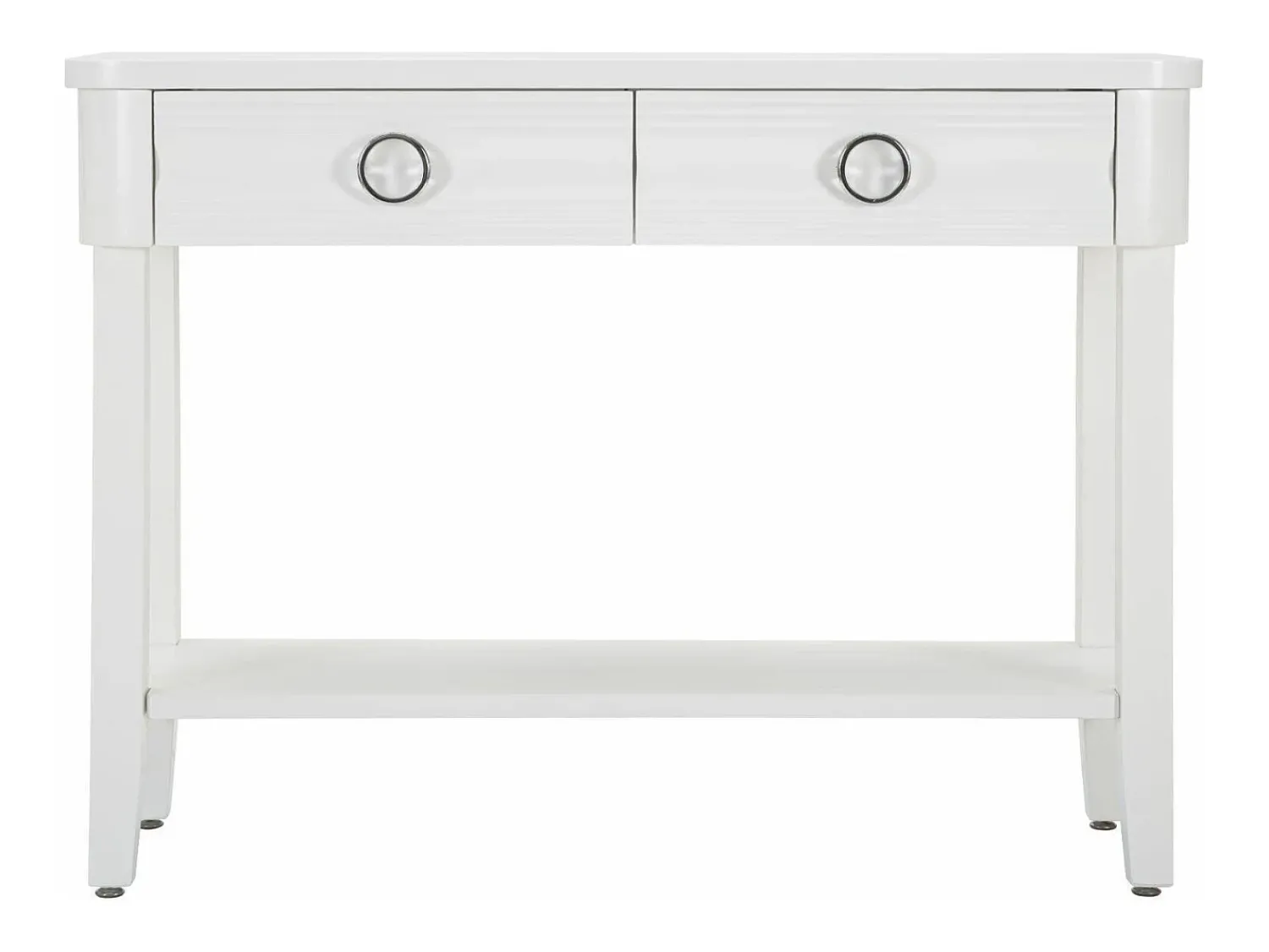 Dmora Consola Bakar, Mesa multiusos, Armário de apoio, Mesa de corredor, 110x40 h82 cm,^ Consola
